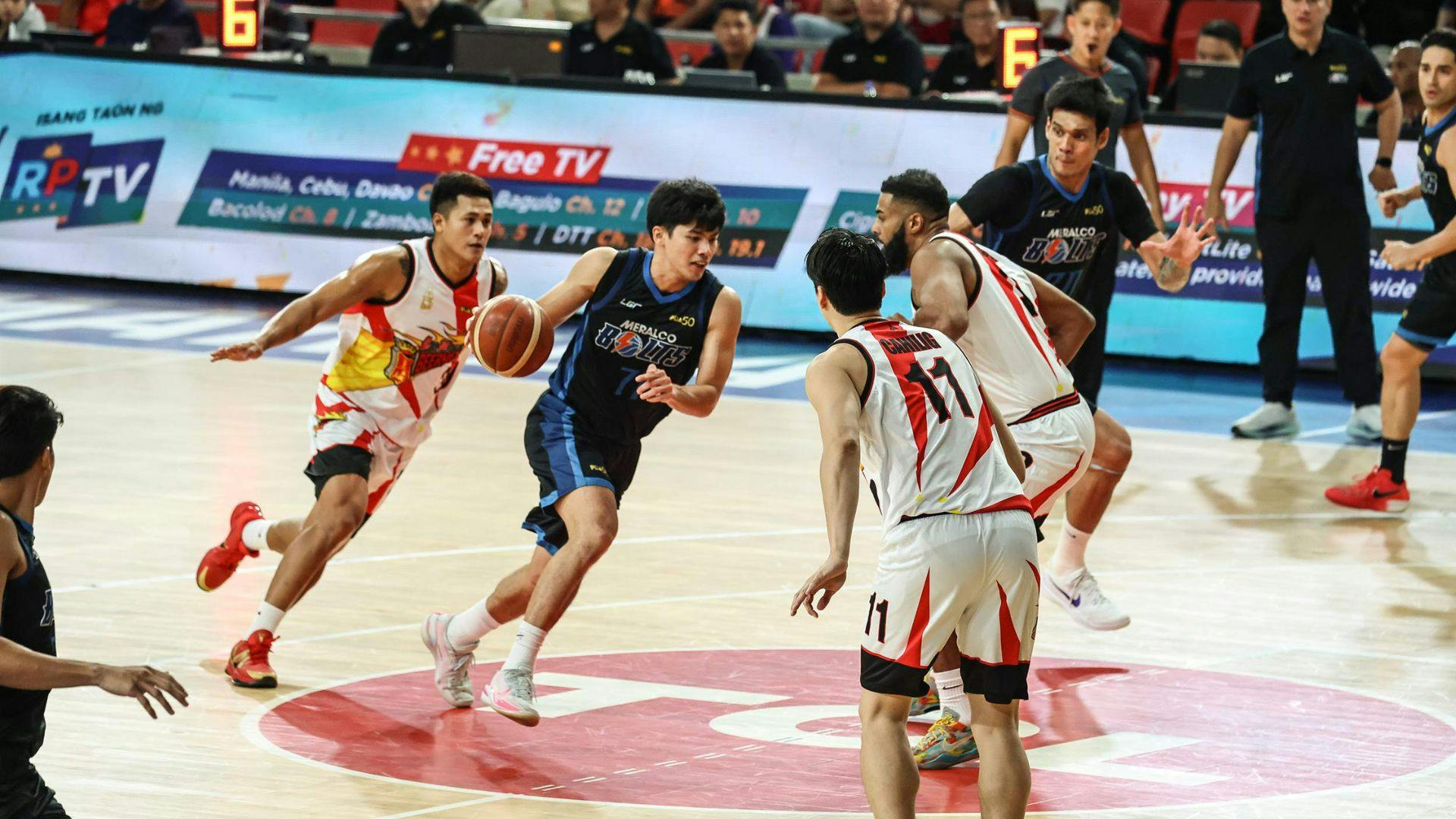 PBA: CJ Cansino, Meralco seek spark as Bolts challenge 2x-to-beat Rain or Shine